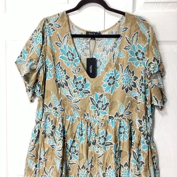 Arna York Collection Floral Dress Siera MIDI Plus Size 22/24 NWT - Picture 2 of 11